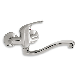 Umyvadlová baterie Titania Iris 100 mm, chrom, nástěnná, Novaservis 92074,0